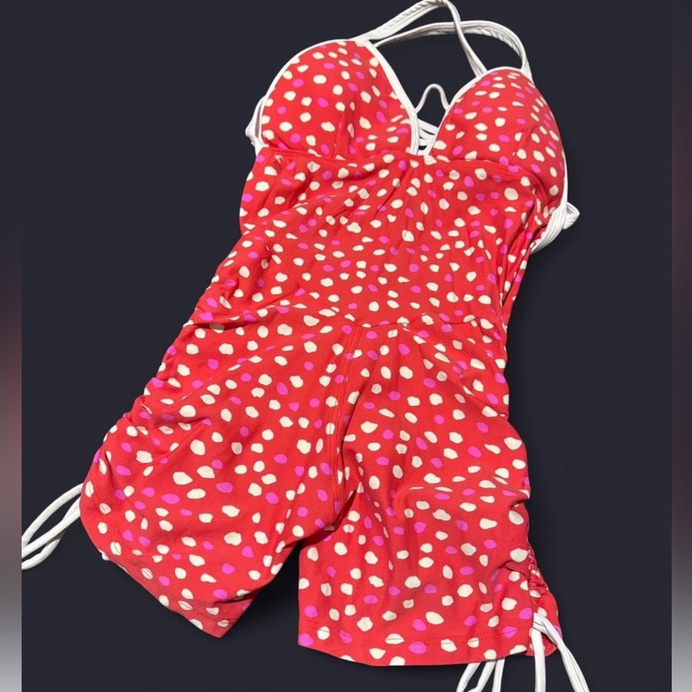 Red Polka Dot Swimsuit